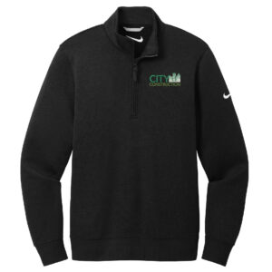City Construction Nike Dri-FIT Corporate 1/2-Zip Men-Black