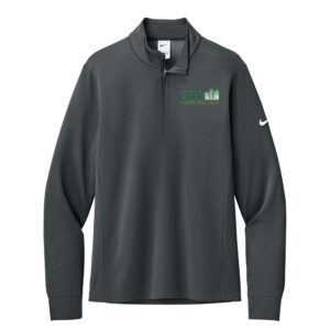 City Construction Nike Essential 1/2-Zip Cover-Up Men-Anthracite