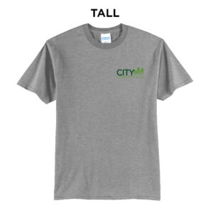 City Construction Tall Short Sleeve Tee-Athletic Heather