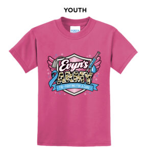 Evyns Army Youth Short Sleeve Tee-Sangria
