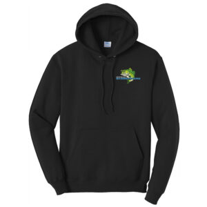 Eastern Bassmasters Unisex Fleece Hooded Sweatshirt-Black