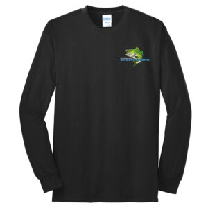 Eastern Bassmasters  Unisex Cotton Long Sleeve Tee-Black
