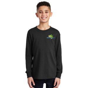 Eastern Bassmasters  Youth Cotton Long Sleeve Tee-Black