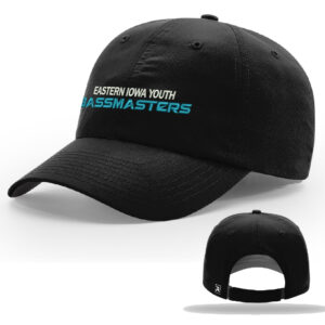 Eastern Bassmasters  Richardson Unstructured R-Active Lite Adjustable Cap-Black