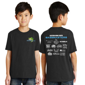 Eastern Bassmasters Youth  Short Sleeve Tee-Black