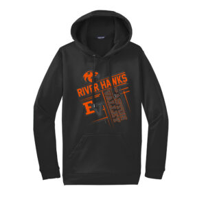 EV Little League Sport-Tek Sport-Wick Fleece Hooded Pullover Men-Black