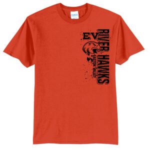 EV Little League Unisex Short Sleeve Tee-Orange