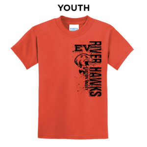 EV Little League Youth Short Sleeve Tee-Orange