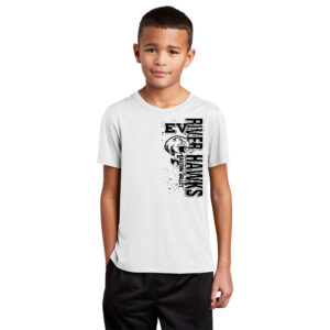 EV Little League Sport-Tek YOUTH Posi-UV short Sleeve Tee-White