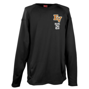 EV Little League Rawlings  Performance Dugout Fleece Crewneck -Black
