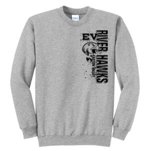 EV Little League Unisex Fleece Crewneck Sweatshirt-Athletic heather