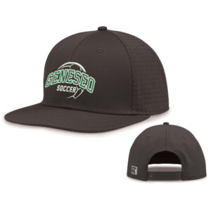 Geneseo Soccer The Game Perforated GameChanger Snapback Cap-Graphite