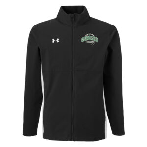 Geneseo Soccer Under Armour UA Rival Stretch Woven Men’s Full Zip-Black (L, XL, 2x)