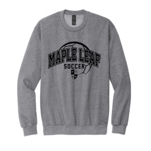 Geneseo Soccer Gildan Unisex Softstyle Crewneck Sweatshirt-Sport Grey