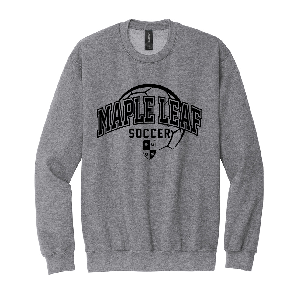 Geneseo Soccer Gildan Unisex Softstyle Crewneck Sweatshirt-Sport Grey