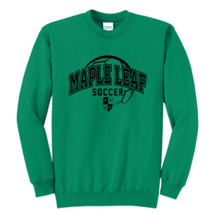 Geneseo Soccer Unisex Fleece Crewneck Sweatshirt-Kelly