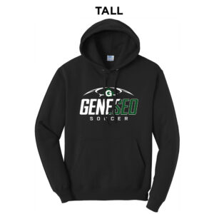 Geneseo Soccer TALL Classic Pullover Hooded Sweatshirt-Black