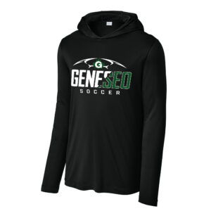 Geneseo Soccer Sport-Tek Men Posi-UV Pro Long Sleeve Hoodie-Black