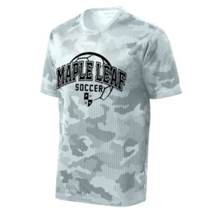 Geneseo Soccer Sport-Tek CamoHex Tee Adult-White