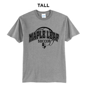 Geneseo Soccer Tall Short Sleeve Tee-Grey