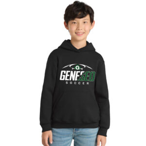 Geneseo Soccer Youth Hooded Sweatshirt-Black