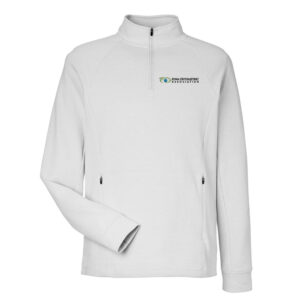 Iowa Optometric Association North End Men’s Rhythm Waffle Quarter-Zip Pullover-Platinum