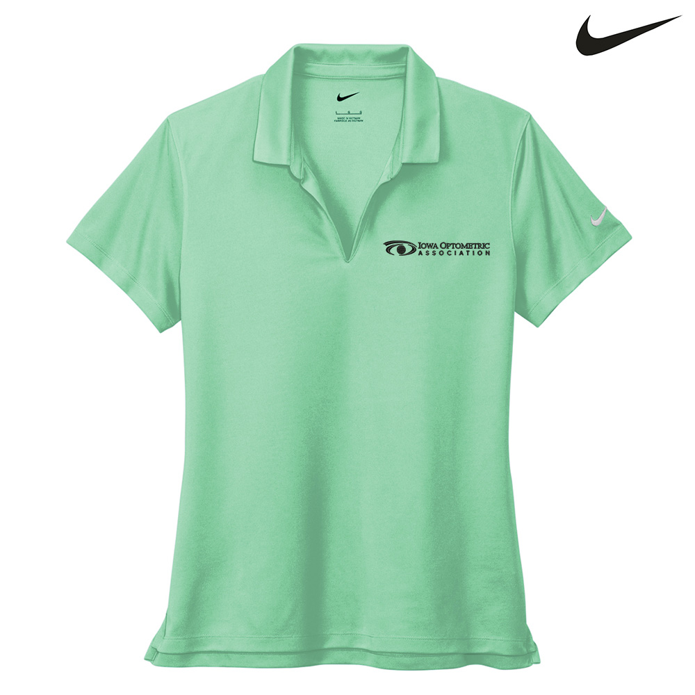 Iowa Optometric Association Nike Ladies Dri-FIT Micro Pique 2.0 Polo-Mint
