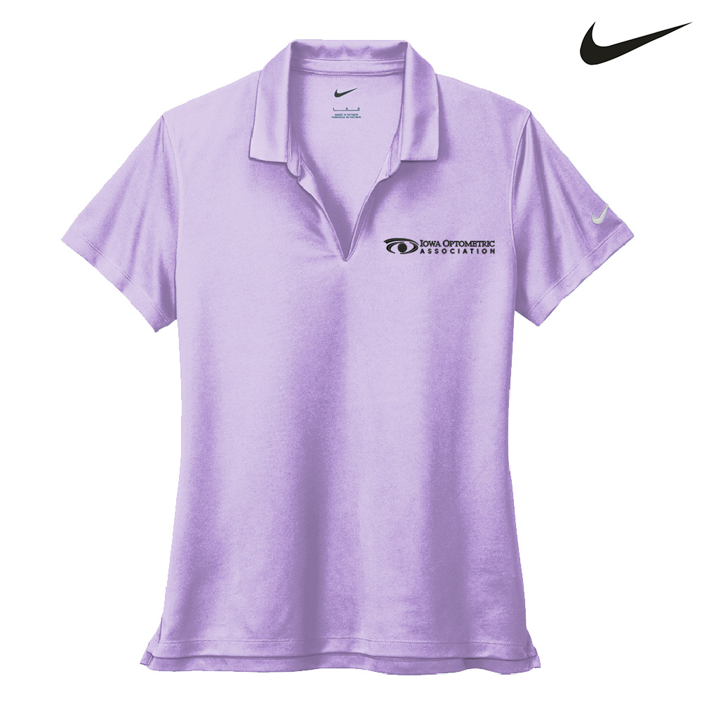 Iowa Optometric Association Nike Ladies Dri-FIT Micro Pique 2.0 Polo-Urban Lilac