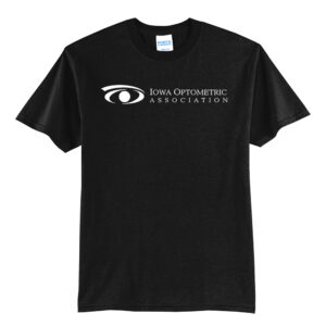 Iowa Optometric Association Unisex Short Sleeve Tee-Black