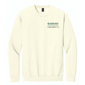 Jackson County Health Gildan Unisex Softstyle Crewneck Sweatshirt-Off White