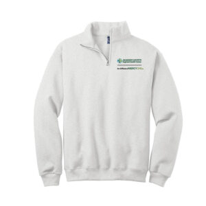 Jackson County Health JERZEES Nublend Unisex Cadet Collar Sweatshirt-Ash