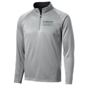 Jackson County Health Sport-Tek Sport-Wick 1/4-Zip Fleece Pullover Men-Silver Black