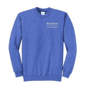 Jackson County Health Unisex Fleece Crewneck Sweatshirt-Heather Royal