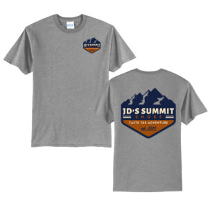 JDs Summit Smoke Unisex Short Sleeve Tee-Athletic heather