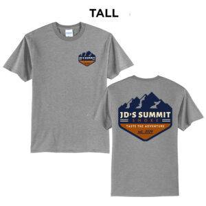 JDs Summit Smoke Tall Short Sleeve Tee-Athletic Heather