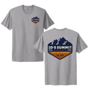 JDs Summit Smoke Unisex Premium Short Sleeve Tee-Heather Grey