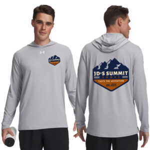 JDs Summit Smoke Under Armour Mens Team Vanish Performance Hoodie-Mod Grey