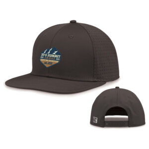 JDs Summit Smoke The Game Perforated GameChanger Snapback Cap-Graphite