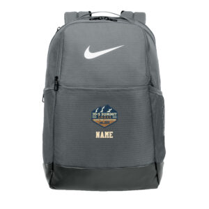 JDs Summit Smoke Nike Brasilia Medium Backpack-Flint Grey