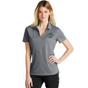 JDs Summit Smoke Nike Ladies Dri Fit Micro Pique 2.0 Polo-Cool Grey