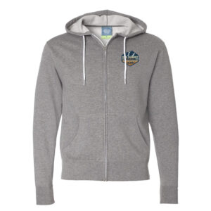 JDs Summit Smoke Independent Trading Co.Unisez  Full-Zip Hooded Sweatshirt-Gunmetal Heather