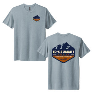 JDs Summit Smoke Next Level Apparel Unisex Triblend Tee-Stonewash Denim