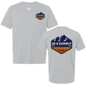 JDs Summit Smoke Under Armour TEAM VANISH short sleeve soft touch  UA Tech Tee-Mod Grey
