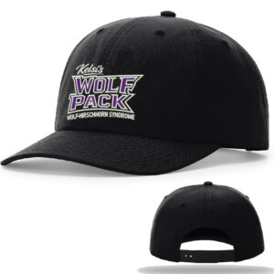 Kelsi Richardson Relaxed 6 Panel Snapback premium canvas cap-Black