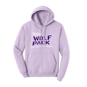 Kelsi Unisex Fleece Hooded Sweatshirt-Lavender
