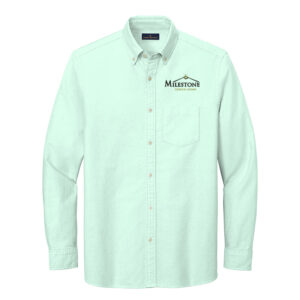 Milestone Brooks Brothers Men Casual Oxford Cloth Shirt-Soft Mint