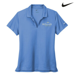 Milestone Nike Ladies Dri-FIT Micro Pique 2.0 Polo-Valor Blue