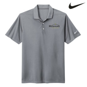 Milestone Nike Dri-FIT Micro Pique 2.0 Polo Men-Cool Grey