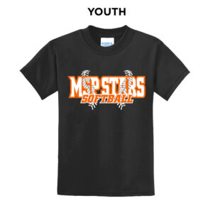 MSP Stars SB Youth Short Sleeve Tee-Black