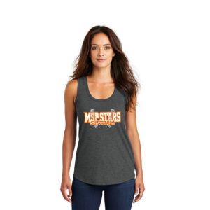 MSP Stars SB District Women’s Perfect Triblend Racerback Tank-Black Frost